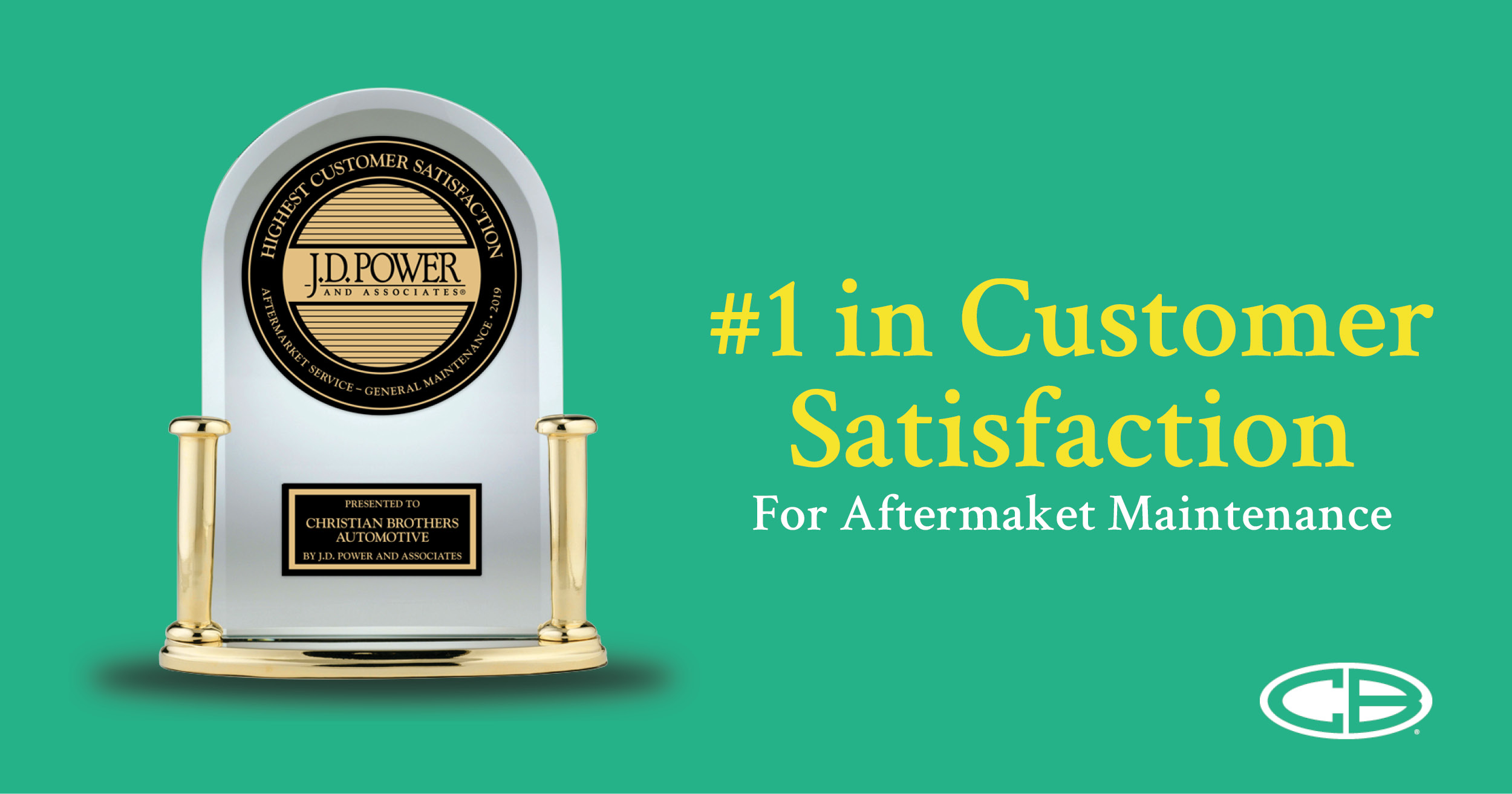 J.D. Power names Christian Brothers Automotive #1 in Customer Satisfaction for Aftermarket General Maintenance J.D. Power names Christian Brothers Automotive #1 in Customer Satisfaction for Aftermarket General Maintenance
